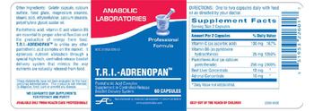 Anabolic Laboratories T.R.I.-Adrenopan - pantothenic acid complex supplement in controlledrelease beadlet delivery system
