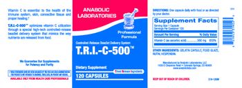 Anabolic Laboratories T.R.I.-C-500 - vitamin c supplement controlledrelease beadlet delivery system