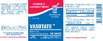 Anabolic Laboratories Vasotate - supplement
