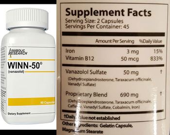 Anabolic Research Winn-50 - supplement