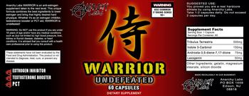 Anarchy Labs Warrior Undefeated - supplement