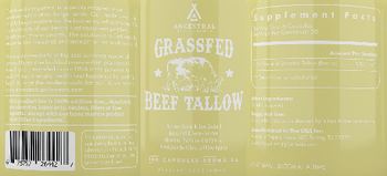 Ancestral Supplements Grassfed Beef Tallow - supplement