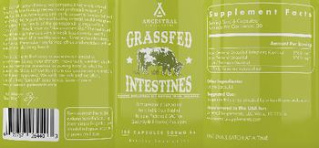Ancestral Supplements Grassfed Intestines - supplement