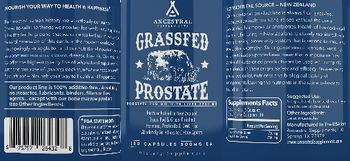 Ancestral Supplements Grassfed Prostate - supplement