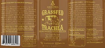 Ancestral Supplements Grassfed Trachea - supplement