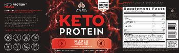 Ancient Nutrition Keto PROTEIN Maple - whole food supplement
