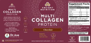Ancient Nutrition Multi Collagen Protein Chocolate - whole food supplement