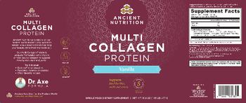 Ancient Nutrition Multi Collagen Protein Vanilla - whole food supplement
