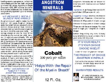 Angstrom Minerals Cobalt - 