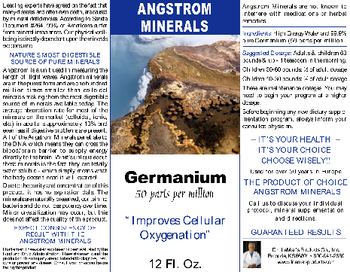 Angstrom Minerals Germanium - 