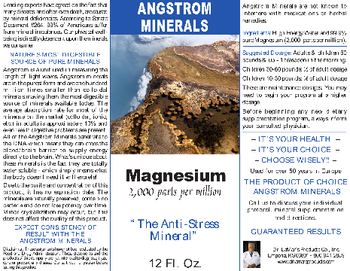 Angstrom Minerals Magnesium - 