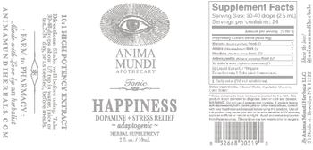 Anima Mundi Happiness - herbal supplement