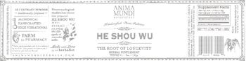Anima Mundi He Shou Wu - herbal supplement