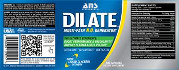 ANS Performance Dilate - supplement