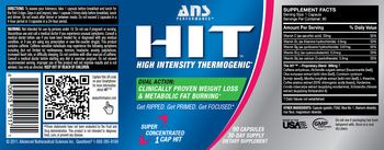 ANS Performance Hit - supplement