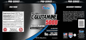 ANSI 100% Pure L-Glutamine 5000 - supplement
