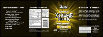 ANSI Advanced Nutrient Science Xtreme Shock Sweet Tea - supplement