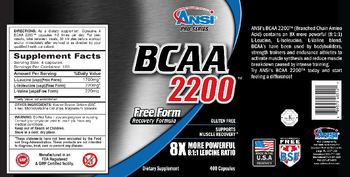 ANSI BCAA 2200 - supplement