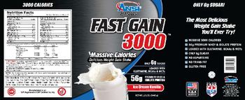 ANSI Pro-Series Fast Gain 3000 Ice Cream Vanilla - 