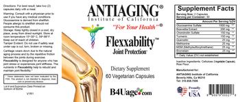 Antiaging Institute Of California Flexxability - supplement