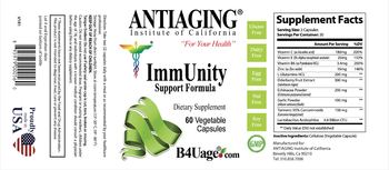 Antiaging Institute Of California ImmUnity Support Formula - supplement