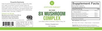 Antler Farms 8X Mushroom Complex - supplement