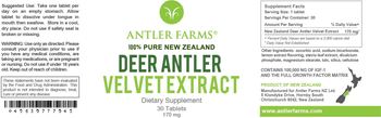 Antler Farms Deer Antler Velvet Extract - supplement