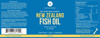 Antler Farms New Zealand Fish Oil 1000 mg - supplement