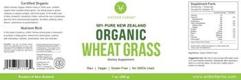Antler Farms Organic Wheat Grass - supplement
