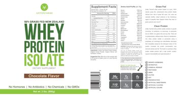 Antler Farms Whey Protein Isolate Chocolate Flavor - supplement