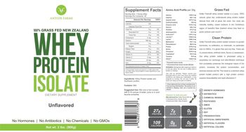 Antler Farms Whey Protein Isolate Unflavored - supplement