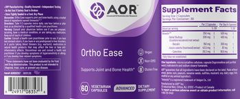 AOR Advanced Orthomolecular Research Advanced Ortho Ease - supplement