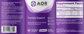AOR Advanced Orthomolecular Research Advanced Prostate Support - supplement