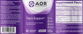 AOR Advanced Orthomolecular Research Advanced Thyro Support - supplement