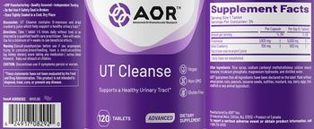 AOR Advanced Orthomolecular Research Advanced UT Cleanse - supplement