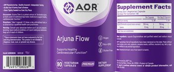 AOR Advanced Orthomolecular Research Premium Arjuna Flow - supplement