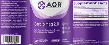 AOR Advanced Orthomolecular Research Premium Cardio Mag 2.0 - supplement