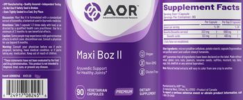 AOR Advanced Orthomolecular Research Premium Maxi Boz II - supplement