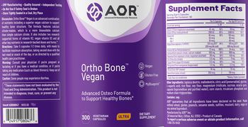 AOR Advanced Orthomolecular Research Ultra Ortho Bone Vegan - supplement