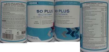 Apex 50 Plus Multivitamin - supplement