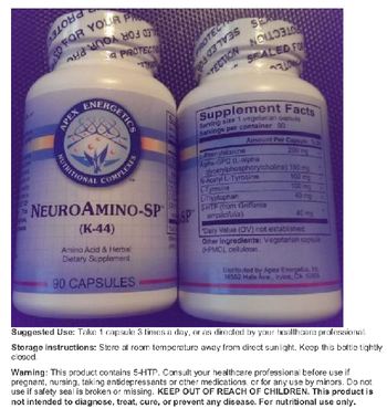 Apex Energetics NeuroAmino-SP (K-44) - amino acid herbal supplement