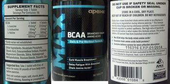 Apex Max BCAA - natural supplement
