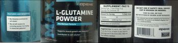 Apex Max L-Glutamine Powder - supplement