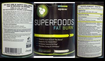 Apex Superfoods Fat Burn - supplement