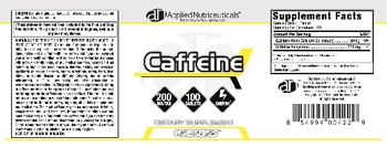 Applied Nutriceuticals Caffeine - supplement