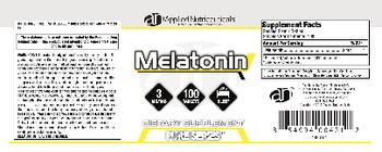 Applied Nutriceuticals Melatonin - supplement