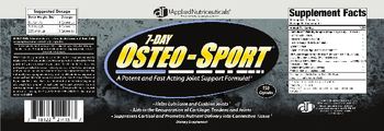 Applied Nutriceuticals Osteo-Sport - supplement