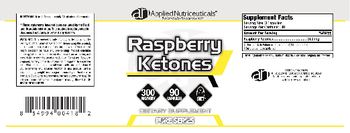 Applied Nutriceuticals Raspberry Ketones - supplement