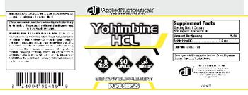 Applied Nutriceuticals Yohimbine HCL - supplement