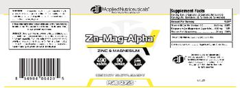 Applied Nutriceuticals Zn-Mag-Alpha - supplement